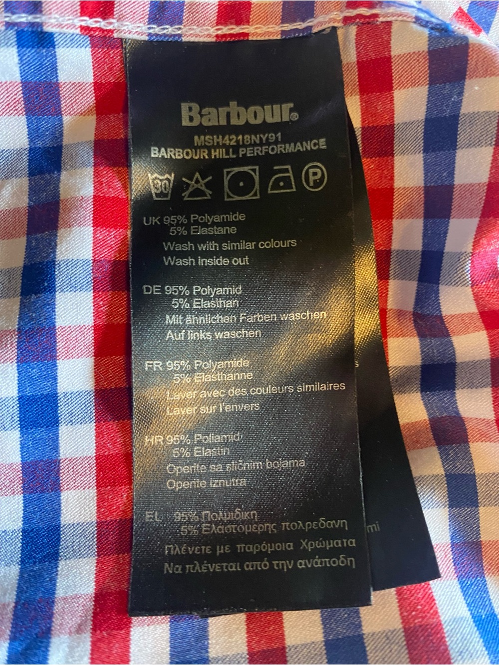 Barbour gingham button down - Picture 5 of 5